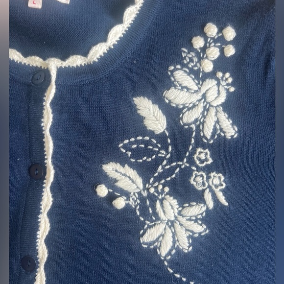 Jackpot Cardigan with Embroidery - Size L - Picture 6 of 7